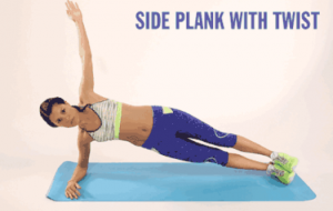 Side Plank With Twist